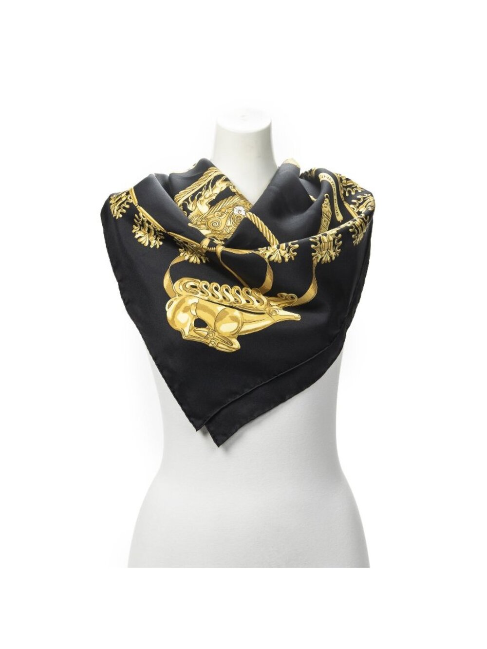 Hermes Scarf Black